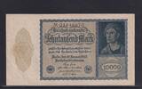 Weimarer Republik, Reichsbank, 10000 Mark Ro.69b, DEU-78b, Reichsdruck, KN 8 stellig, FZ: M, -