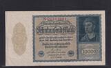 Weimarer Republik, Reichsbank, 10000 Mark Ro.69b, DEU-78b, Reichsdruck, KN 8 stellig, FZ: N, -