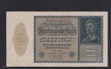 Weimarer Republik, Reichsbank, 10000 Mark Ro.69b, DEU-78b, Reichsdruck, KN 8 stellig, FZ: P, -