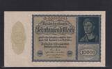 Weimarer Republik, Reichsbank, 10000 Mark Ro.69b, DEU-78b, Reichsdruck, KN 8 stellig, FZ: Q, -
