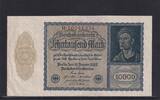 Weimarer Republik, Reichsbank, 10000 Mark Ro.69b, DEU-78b, Reichsdruck, KN 8 stellig, FZ: R, -