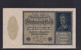 Weimarer Republik, Reichsbank, 10000 Mark Ro.69b, DEU-78b, Reichsdruck, KN 8 stellig, FZ: S, -