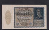 Weimarer Republik, Reichsbank, 10000 Mark Ro.69b, DEU-78b, Reichsdruck, KN 8 stellig, FZ: S, -