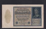 Weimarer Republik, Reichsbank, 10000 Mark Ro.69b, DEU-78b, Reichsdruck, KN 8 stellig, FZ: T, -