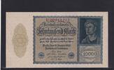 Weimarer Republik, Reichsbank, 10000 Mark Ro.69b, DEU-78b, Reichsdruck, KN 8 stellig, FZ: U, -