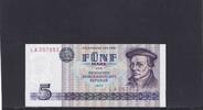 Deutschland, DDR, 5 Mark Ro.361a, DDR-23a, Typensatz, Serie: LA, -