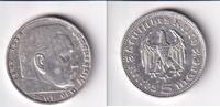 Deutsches Reich, Drittes Reich, 5 Reichsmark Paul von Hindenburg, -