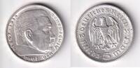 Deutsches Reich, Drittes Reich, 5 Reichsmark Paul von Hindenburg, -