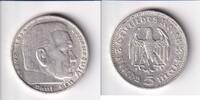Deutsches Reich, Drittes Reich, 5 Reichsmark Paul von Hindenburg, -