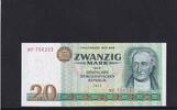 Deutschland, DDR, 20 Mark Ro.362a, DDR-24a, Erste Auflage, Typensatz, KN 6 stellig, Serie: MF, -