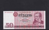 Deutschland, DDR, 50 Mark Ro.360a, DDR-22a, erste Auflage, Typensatz, Serie: BG, -