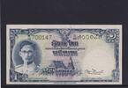 Thailand 1 Baht (1948) leicht gebraucht II+, 23.45 US$ Tax included +  10.56 US$ shipping