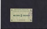 5 Francs 1940-1948 Frankreich Kriegsgefangenen Lagergeld, für Deutsche Gefangene, mit Stempel No.42, leicht gebraucht II,