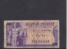 USA, Militärgeld 50 Cents Military Payment Certificate Serie: 692, -