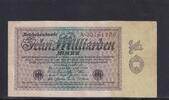 Weimarer Republik, Reichsbank, 10 Milliarden Mark Ro.113a, DEU-134a, Reichsdruck Serie: A, -