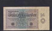 Weimarer Republik, Reichsbank, 10 Milliarden Mark Ro.113a, DEU-134a, Reichsdruck Serie: B, -