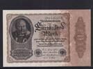 Weimarer Republik, Reichsbank, 1000 Mark Ro.81bb, DEU-92d 2, Firmendruck FZ: B, mit Bogenwasserzeichen 2, -