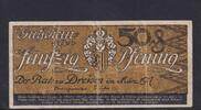 Deutsches Reich, Sachsen, 50 Pfennig Dresden Rat der Stadt, Reihe: L, -