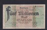 Weimarer Republik, Sachsen, 5 Millionen Mark Dresden Rat der Stadt, Reihe A, -