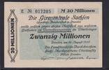Weimarer Republik, Sachsen, 20 Millionen Mark Dresden, Die Landständische Bank , -