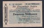 Weimarer Republik, Sachsen, 20 Millionen Mark Dresden, Die Landständische Bank , -