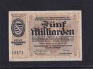 Weimarer Republik, Sachsen, 5 Milliarden Mark Dresden-Altstadt, Amtshauptmannschaft, KN 5 stellig, -