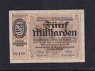 Weimarer Republik, Sachsen, 5 Milliarden Mark Dresden-Altstadt, Amtshauptmannschaft, KN 5 stellig, -