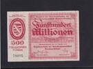 Weimarer Republik, Sachsen, 500 Millionen Mark Dresden-Altstadt, Amtshauptmannschaft, mit KN 5 stellig, -