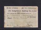 Weimarer Republik, Sachsen, 50 Milliarden Mark Radeburg Stadtgirokasse, -