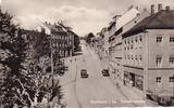 Deutschland, DDR, Ansichtskarte, Kleinformat, Waldheim, Bahnhofstr., -