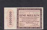 Weimarer Republik, Sachsen, 1 Million Mark Dresden-Neustadt, Amtshauptmannschaft, Wz. Päßler Haken, -