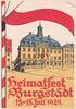 Deutsches Reich, Sachsen, Burgstädt, Ansichtskarte Burgstädter Heimatfest, -
