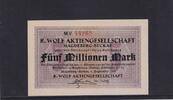 Weimarer Republik, Sachsen-Anhalt, 5 Millionen Mark Magdeburg-Buckau, R. Wolf AG, -