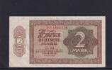 Deutschland, DDR, 2 Mark Ro.341e, DDR-3b, KN 7 stellig, Serie: BO, -