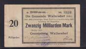 Weimarer Republik, Bayern, 20 Milliarden Mark Wallersdorf, Gemeinderat, -