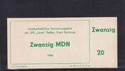 Deutschland, DDR, 20 MDN LPG-Geld, LPG Peißen, -