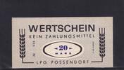 Deutschland, DDR, 20 Mark LPG-Geld, LPG Possendorf, -