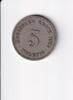 Deutsches Reich, Kaiserreich, 5 Pfennig kleiner Adler, Kupfer/ Nickel, -