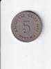 Deutsches Reich, Kaiserreich, 5 Pfennig großer Adler, Kupfer/Nickel, -