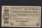 Sachsen, Hartmannsdorf, 100 Millionen Mark Gemeinderat Hartmannsdorf auf Gemeindehauptkasse, -