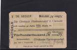 Sachsen, Hartmannsdorf, 500000 Mark Hartmannsdorf, Stadtgirokasse, -