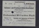 Sachsen 100 Milliarden Mark Bautzen, Vereinigte Jute Spinnereien, -