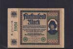 Deutsches Reich, Weimarer Republik, 5000 Mark Ro.76, DEU-87, -