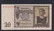 Deutsches Reich, Drittes Reich, 20 Reichsmark Ro.178, DEU-215, Serie: C, -