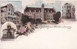 Sachsen-Anhalt Ansichtskarte, Litho, Wittenberg, -