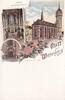 Sachsen-Anhalt Ansichtskarte, Litho, Wittenberg, -