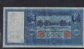 Deutsches Reich, Kaiserreich, 100 Mark Ro.34b, DEU.39b, Papier hellblau, Serie: E, -