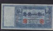 Deutsches Reich, Kaiserreich, 100 Mark Ro.34b, DEU.39b, Papier hellblau, Serie: F, -