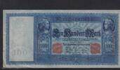 Deutsches Reich, Kaiserreich, 100 Mark Ro.34b, DEU.39b, Papier hellblau, Serie: E, -