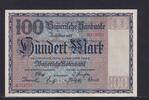 Bayern, 100 Mark 1922 München, Bayerische Notenbank, leicht gebraucht II+, 29.10 US$  +  10.48 US$ shipping